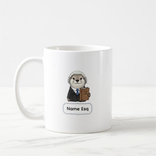 Attorney Graduation Name Mug コーヒーマグカップ (左)