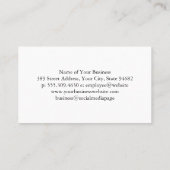 Attorney | Justice Scales | Law 名刺 (裏面)