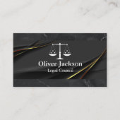 Attorney | Justice Scales | Law 名刺 (正面)