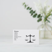 Attorney Lawyer 名刺 (スタンド正面)