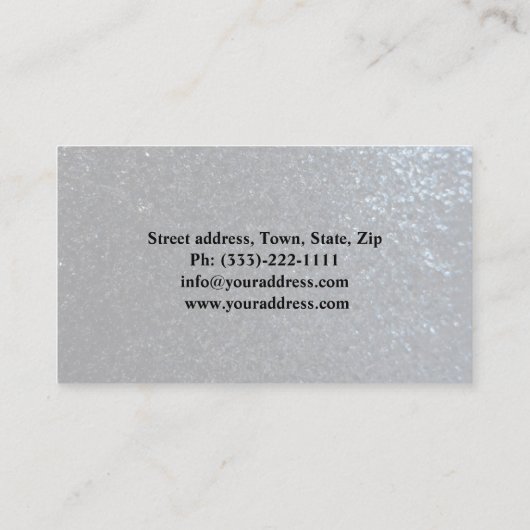 Attorneys At Law Bold Lawyer Initials Layout 名刺 (裏面)