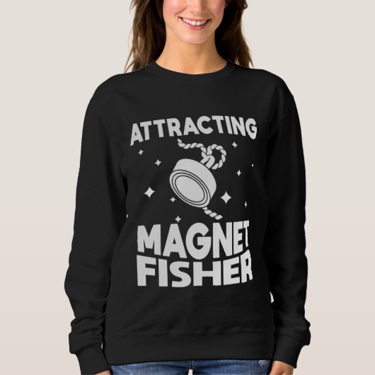 Attracting Magnet Fisher Environmentalism Magnetic スウェットシャツ (正面)