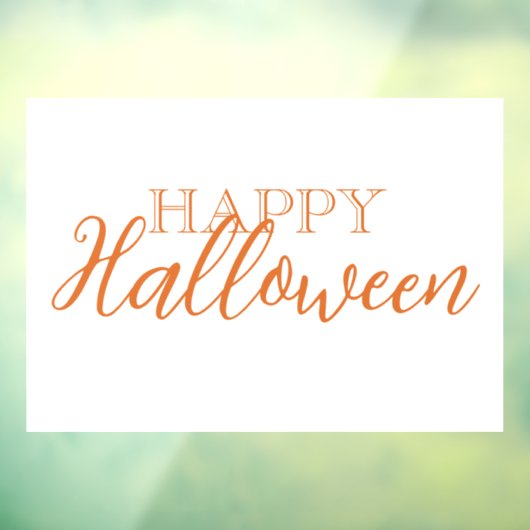 Attractive & Mystical Halloween Witch Conjures ウィンドウサイン (シート3)