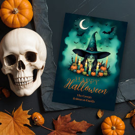 Attractive & Mystical Halloween Witch Conjures カード