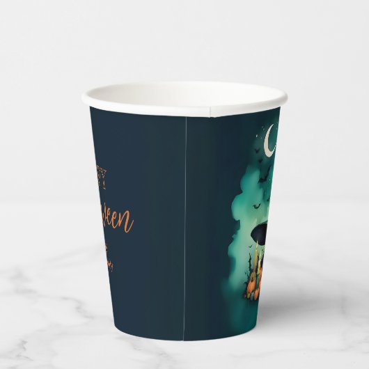 Attractive & Mystical Halloween Witch Conjures 紙コップ (右)