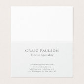 Attractive Simple Professional Plain Minimalist 名刺 (外部フラット)