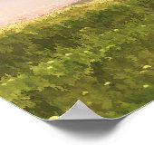 ATVすべての地形の車と塵、おもしろいアートポスター ポスター (角)