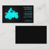 ATVのレンタル修理カスタムな名刺 名刺 (正面/裏面)