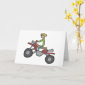 ATVクワッドサイクリング カード (黄色い花)