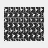 ATVシンボルパターン フリースブランケット (正面(横))