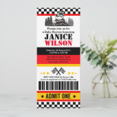 ATVダートクワッドバイクベビーシャワーパーティの招待状 招待状 (スタンド正面)