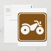 ATVハイウェイサイン ポストカード (正面/裏面)