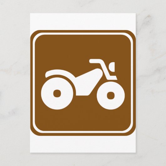 ATVハイウェイサイン ポストカード (正面)