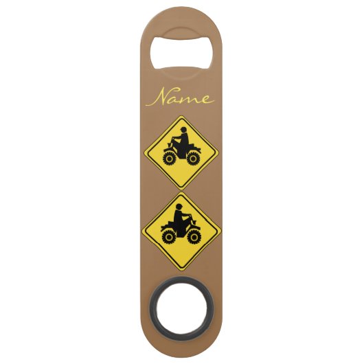 ATVマディング記号Thunder_Cove スピード栓抜き (裏面)