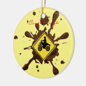 ATVマディング記号Thunder_Cove セラミックオーナメント (左)