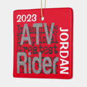 ATVライダーエクストラノーナレカスタムー セラミックオーナメント (左)