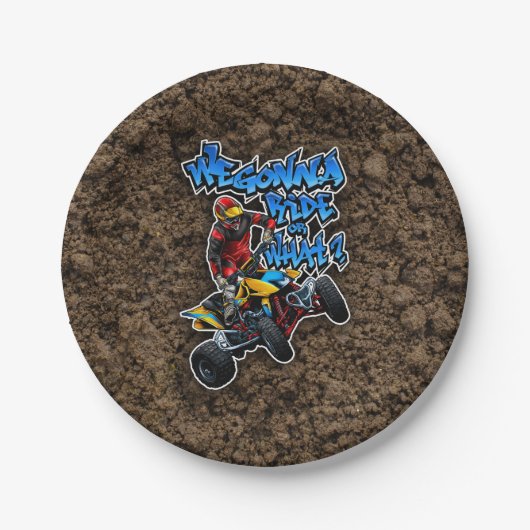 Atv -乗るか？ ペーパープレート (正面)