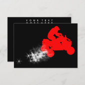 atv:土手道 招待状 (正面/裏面)