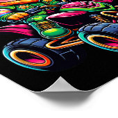 Atv 4ウィーラーレプレショーンキッズメンズウーメンズセントパトリ ポスター (角)