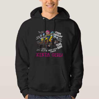ATV Four Wheeler Off Road Trail Riding Kinda Girl パーカ