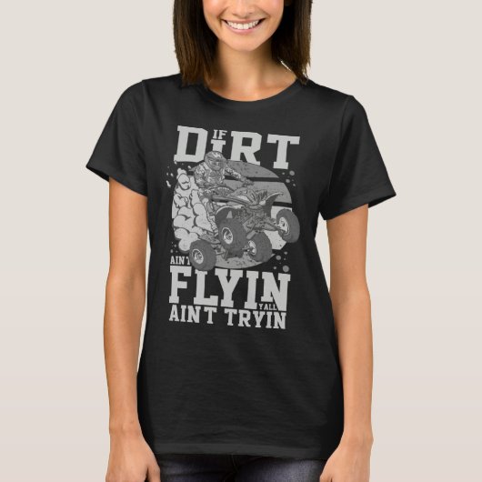 ATV Four Wheeler Quad Bike Off road Vehicle Tシャツ (正面)