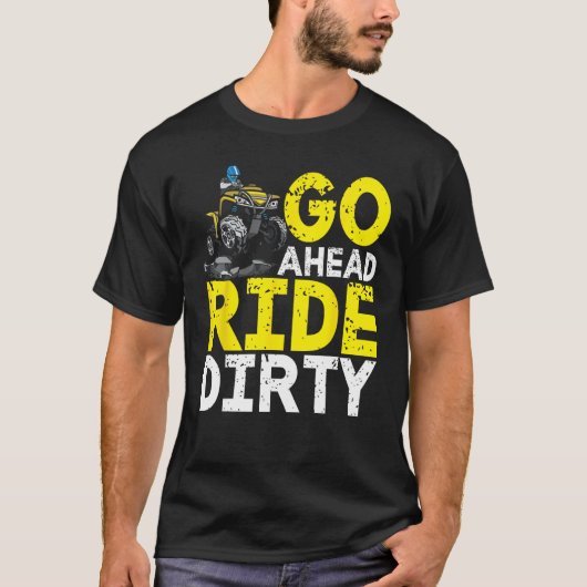 ATV  Quad Bike ATV Outdoor Mudding Offroading 1 Tシャツ (正面)