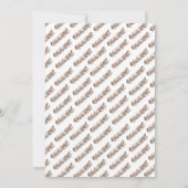 ATV Quad Bike Birthday Party 招待状 (裏面)