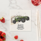 ATV UTVオフロードアドベンチャーエクストリームスポーツカークラブ スタンダードカクテルナプキン (インサイチュ)