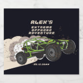 ATV UTVオフロードアドベンチャーエクストリームスポーツカークラブ ビールラベル (シングルラベル)