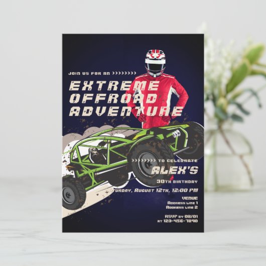 ATV UTVオフロードアドベンチャーエクストリームスポーツカークラブ 招待状 (スタンド正面)