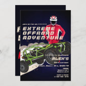 ATV UTVオフロードアドベンチャーエクストリームスポーツカークラブ 招待状 (正面/裏面)