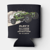 ATV UTVオフロードアドベンチャーエクストリームスポーツカークラブ 缶クーラー (裏面)