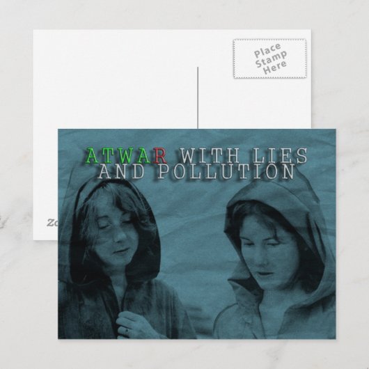 ATWAR with LIESはがき ポストカード (正面/裏面)