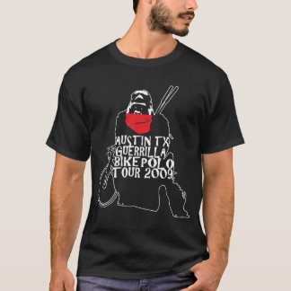 ATXBPSC -ゲリラのバイクのポロ旅行2009の暗闇 Tシャツ