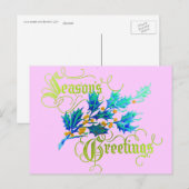  atypicalなビンテージシーズンの挨拶 シーズンポストカード (正面/裏面)