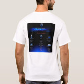 AUのタンクトップのデザイン Tシャツ (裏面)