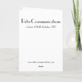 AuのMarocの標準Avion カード (裏面)