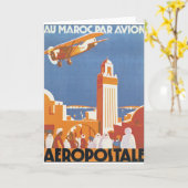 AuのMarocの標準Avion カード (黄色い花)