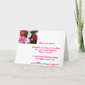 auのnom deのlaは上がりました カード (裏面)