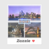 AUシドニーバイナイト – オペラハウス – ハールブリッジ シール (シート)