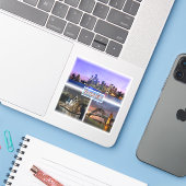 AUシドニーバイナイト – オペラハウス – ハールブリッジ シール (ノートパソコンとiPhone)