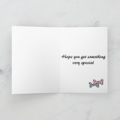 AU – ブラックラブラドール誕生日カード カード (内部)