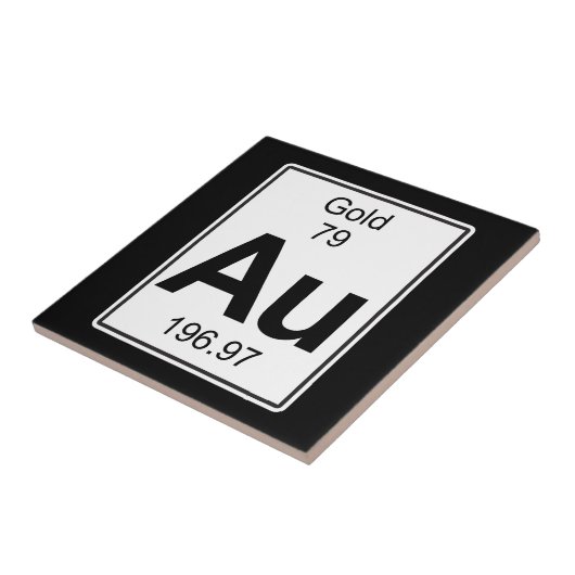 Au -金ゴールド タイル (側面)