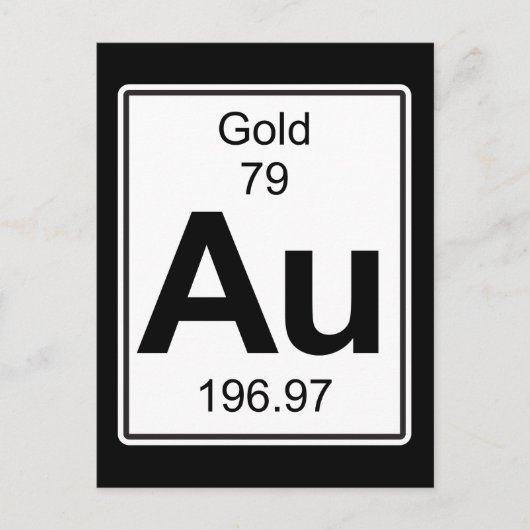 Au -金ゴールド ポストカード (正面)