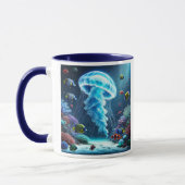 Au cœur d’un récif corallien vivant.  マグカップ (左)