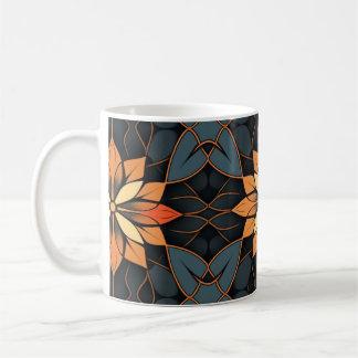 au motif floral et aux lignes épurées コーヒーマグカップ