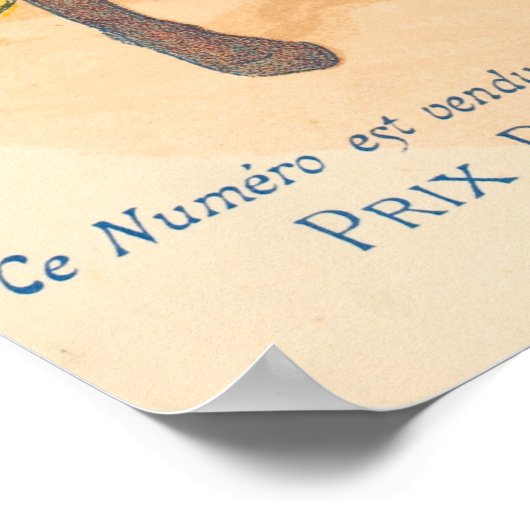 Au Quartier Latin "To the Latin Quarter" ポスター (角)