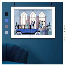 Au Revoir 1920 by George Barbier Poster ポスター