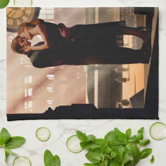 Au Revoir 2 キッチンタオル (折り畳み)