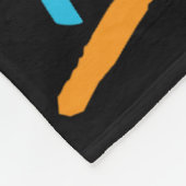 Au Sable River Rat Rafting Canoeing Fishing Boatin フリースブランケット (角)